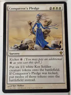 Conqueror's Pledge - Zendikar - Magic the Gathering MTG Nice! - Image 1