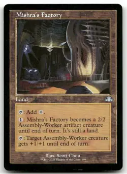 Mishra's Factory (Retro Frame) #399 (NM) Dominaria Remastered DMR Magic MTG - Image 1
