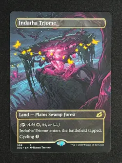 1x MTG Indatha Triome (Showcase) - Ikoria: Lair of Behemoths (IKO) #309 - Magic - Image 1