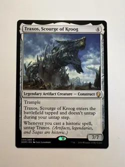 Traxos, Scourge of Kroog - MTG Dominaria - NM - Image 1