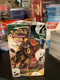 Pokemon TCG Sword & Shield Evolving Skies Booster Box New Sealed With Acrylic - Image 5