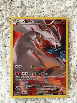 Pokemon TCG Reshiram XY74 Black Star Promo Card - Image 1