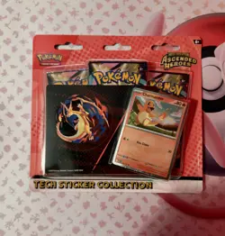 Pokemon Ascended Heroes Tech Sticker Collection Charmander New Sealed IN-HAND - Image 1