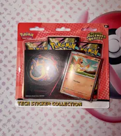 Pokemon Ascended Heroes Tech Sticker Collection Charmander New Sealed IN-HAND - Image 2