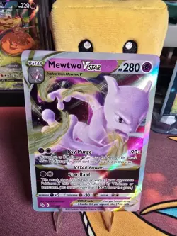 Pokemon TCG Mewtwo VSTAR 31/78 Pokemon GO Ultra Rare Holo NM 2022 - Image 1