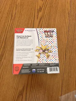 Pokemon TCG Scarlet and Violet - 151 Alakazam ex Collection Box - 4 Packs 820650855269 - Image 2