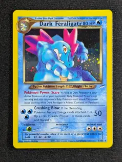 2002 Pokemon DARK FERALIGATR #5/105 Neo Destiny Unlimited Holo Rare English - Image 1