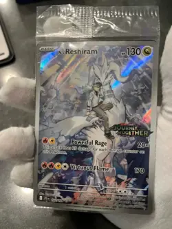 Pokemon TCG N’s Reshiram 167/159 Journey Together Stamped Promo Sealed - Image 3