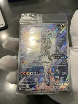 Pokemon TCG N’s Reshiram 167/159 Journey Together Stamped Promo Sealed - Image 4