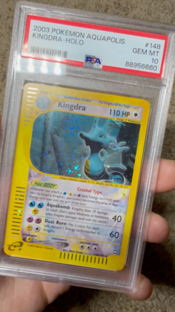 2002 Pokemon Aquapolis #148 Kingdra Holo PSA 10 GEM MINT! Trusted Seller! SWIRL! - Image 2