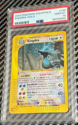 2002 Pokemon Aquapolis #148 Kingdra Holo PSA 10 GEM MINT! Trusted Seller! SWIRL! - Image 4