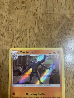 Pokemon TCG 2019 Machamp Rare Detective Pikachu 13/18 Reverse Holo - Image 3