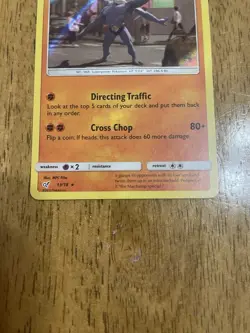 Pokemon TCG 2019 Machamp Rare Detective Pikachu 13/18 Reverse Holo - Image 4