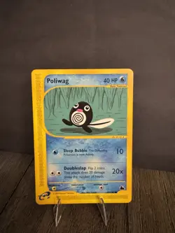 Pokemon Skyridge Poliwag 87/144 Basic & Poliwhirl 88/144 Stage 1 2003 Lot - Image 2