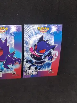 Gastly Haunter Gengar Attacks Database Cracked Ice Holo Kanto Pokemon Set Of 3 - Image 4