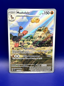 Mudsdale 175 Temporal Forces Illustration Rare Pokemon TCG - NM - Image 1
