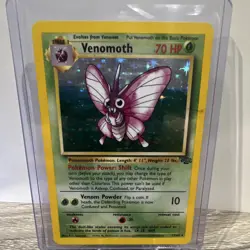 Wizards Venomoth 13/64 Jungle Holo Rare Stage 1 70 HP Pokemon TCG - Image 1