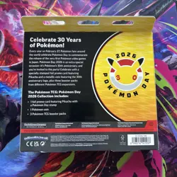 Pokemon TCG: 2026 Pokemon Day Collection - 30th Anniversary (Sealed) - Image 2