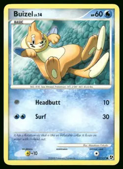 Pokemon Buizel Great Encounters #61/106 - Image 1