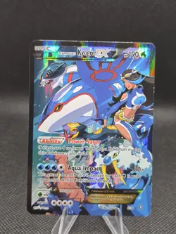 Team Aqua's Kyogre EX 6/34 Pokemon Double Crisis - LP/MP - Image 1