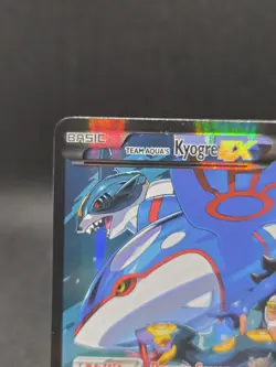 Team Aqua's Kyogre EX 6/34 Pokemon Double Crisis - LP/MP - Image 2