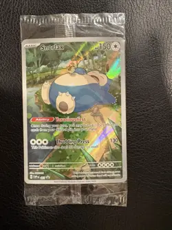 Pokemon TCG Snorlax ETB Promo Scarlet & Violet 151 FACTORY SEALED MINTY! - Image 1