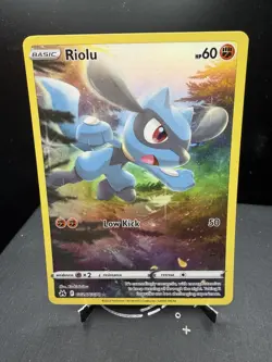 Pokemon TCG SWSH Crown Zenith Riolu GG26/GG70 Galarian Gallery Full Art NM! - Image 1