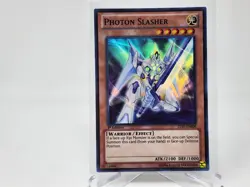 YuGiOh Photon Slasher ZTIN-EN008 1st Edition Super Rare NM - Image 1