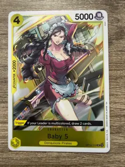 Baby 5 OP12-112 - One Piece TCG: Legacy of the Master - Rare Foil - English - Image 1
