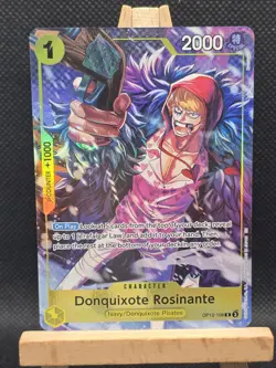 Donquixote Rosinante Rare OP12-108 Illustration Box 6 Promo Foil Yellow - Image 1