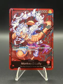 • Monkey.D.Luffy • ST21-001 Leader Learn Together Foil One Piece TCG LP - Image 1