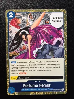 Perfume Femur - OP07-057 - One Piece Card Game 500 Years in the Future - English - Image 1