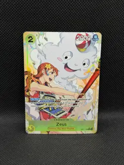 Zeus OP11-106 ALTERNATE ART A Fist Of Divine Speed One Piece CCG Bandai FOIL R - Image 2