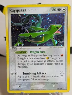 Rayquaza 22/107 EX Deoxys set 2005 Pokemon holo rare card - MP/LP - Image 1