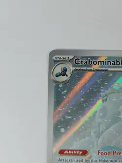 Pokemon Card Crabominable 149/142 Sv07: Stellar Crown Holo US - Image 2