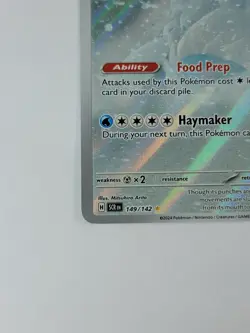 Pokemon Card Crabominable 149/142 Sv07: Stellar Crown Holo US - Image 5
