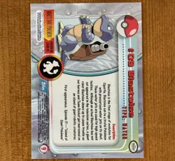 #09 Blastoise, NM, 1999 Topps Series 1, Blue Logo, Vintage Pokemon Cards - Image 2