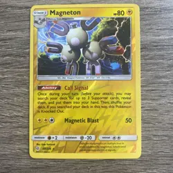 Pokemon Card - Magneton Cosmic Eclipse 69/236 Reverse Holo Rare NM - Image 1
