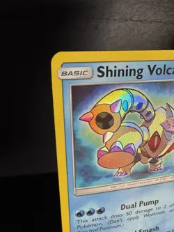 Pokemon Card - Shining Volcanion Shining Legends 27/73 Shiny Holo Rare - NM - Image 3