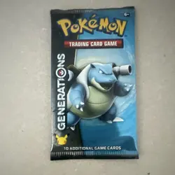 Pokemon Generations Booster Pack Blastoise Art 10 Cards English Sealed - Image 1