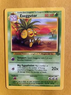 EXEGGUTOR - Jungle Set - 35/64 - Uncommon Pokemon Card - Unlimited Edition - LP - Image 1