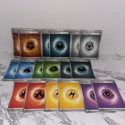 Pokemon Energy Cards “bulk” 2 of EACH! Lot of 18 CARDS! - Image 1