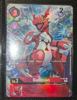 Digimon TCG - Guilmon P-041 P - Digimon Royal Knights Card Set - ALT ART - M/NM - Image 1