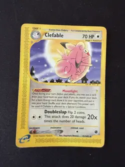 Clefable 41/165 Pokemon Card TCG Expedition Non Holo Rare - Image 1
