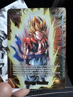 Dragon Ball Super Card Game 2nd Anniversary GOLD Energy Marker E-129 SSJ Gogeta✨ - Image 1