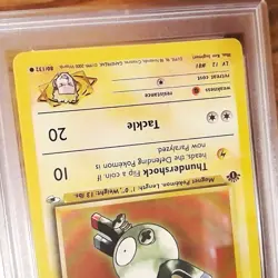 Lt. Surge's Magnemite 80/132 GYM HEROES 1st Edition Graded Pokemon Card - PSA 8 - Image 3