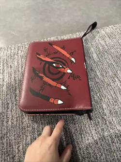 Small Card Binder with Naruto On The Front and Back Brand New - Image 4