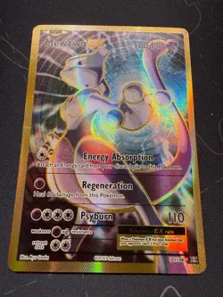 Pokemon Mewtwo EX TCG Full Art Holo Card 103/108 XY Evolutions - LP - Image 1