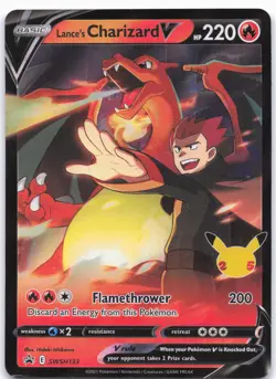 SWSH: Sword & Shield Promo Cards #SWSH133 Lance's Charizard V - Image 1