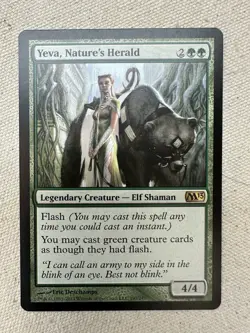 MTG Yeva, Nature's Herald Magic 2013 197/249 Regular Rare NM - Image 1